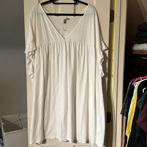 White tshirt dress
